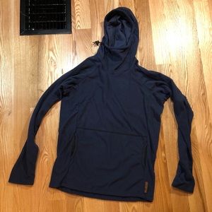 Navy men’s medium NWOT new Melanzana sweatshirt